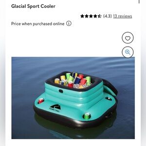 New Ozark Trail Glacial Floating Sport Cooler